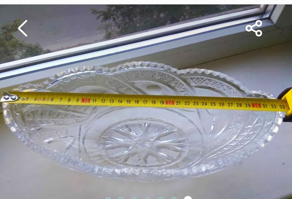 Хрустальные салатники ,ваза