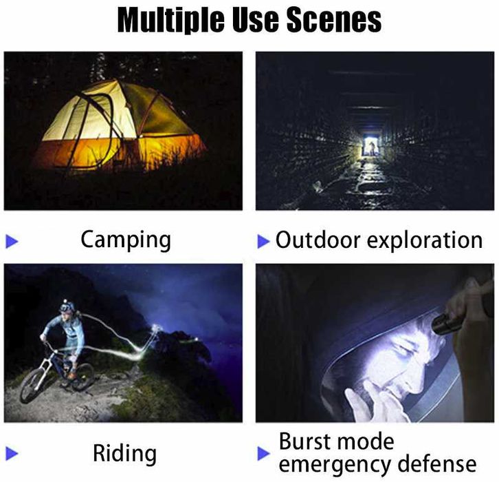 Ліхтарик Mini Q5 LED+COB 1000LM Zoom 300м (фонарик з аккумулятором)!