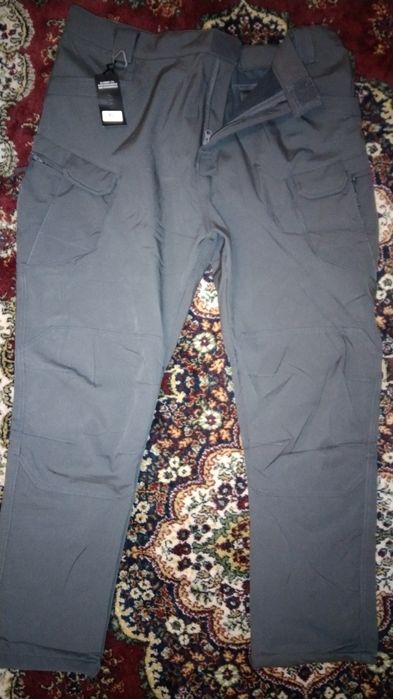 Штани тактичні з флісом сірого кольору