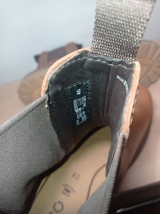 Черевики шкіряні челсі ECCO Staker 39,40р.