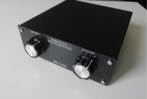 Audio selektor 2 wzmacniacze 2 pary kolumn switch
