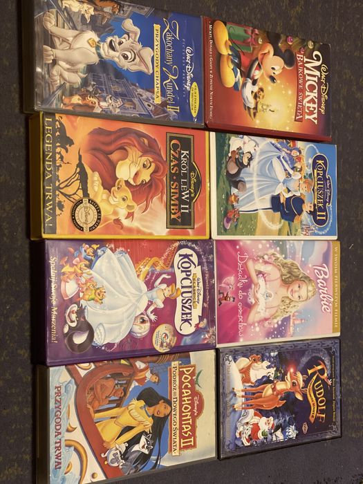 Bajki Disney - kasety VHS oryginalne