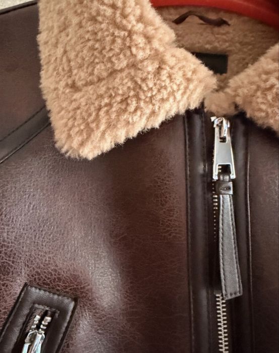 Zara nowa  kurtka kozuszek aviator