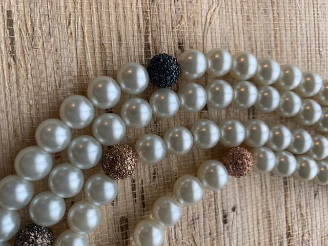colar de pérolas