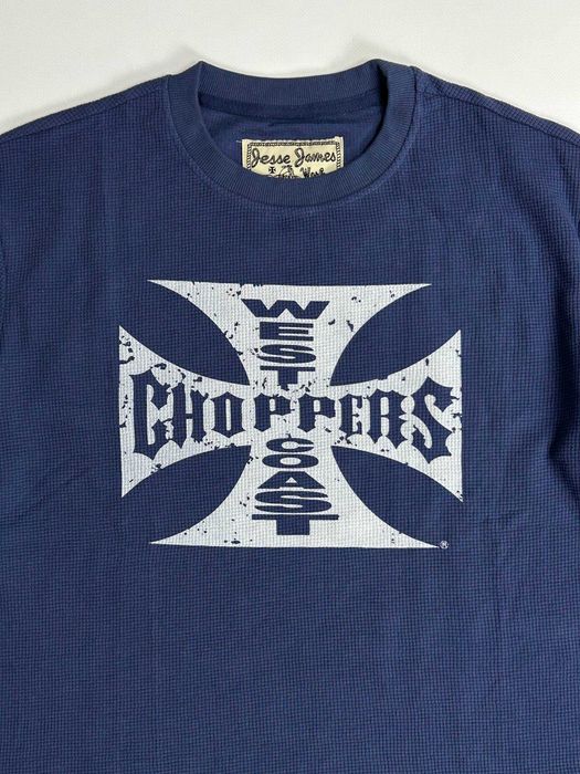 Лонгслів West Coast Choppers hoodie archive кофта синя світшот