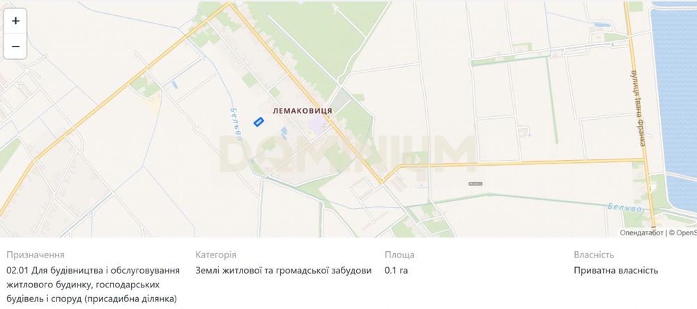 Продаж  земельної ділянки м.Виноградів , вул. Ягідна  9