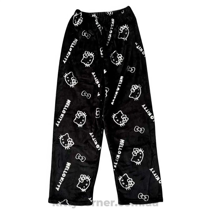 Чоловічі плюшеві штани/штани Hello Kitty/хелоу кітті штани в зал