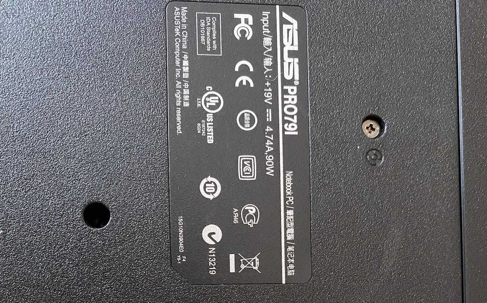 Laptop ASUS PRO79I 17,3" T4300 - Łódź