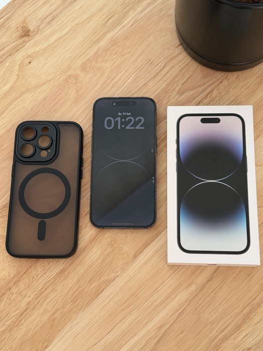 iPhone 14 Pro 128 GB – sprawny, komplet + etui MagSafe