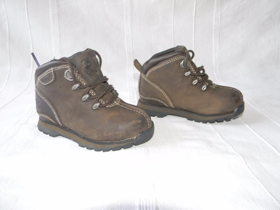 Детские кожаные ботинки Timberland р.25 дл.ст 15см