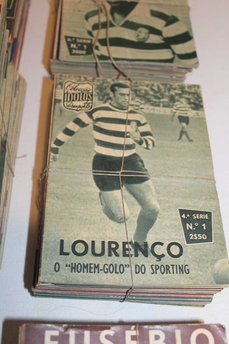 Coleção completa da 1ª  á 7 ª serie Ídolos do Desporto, 1956 a 1972