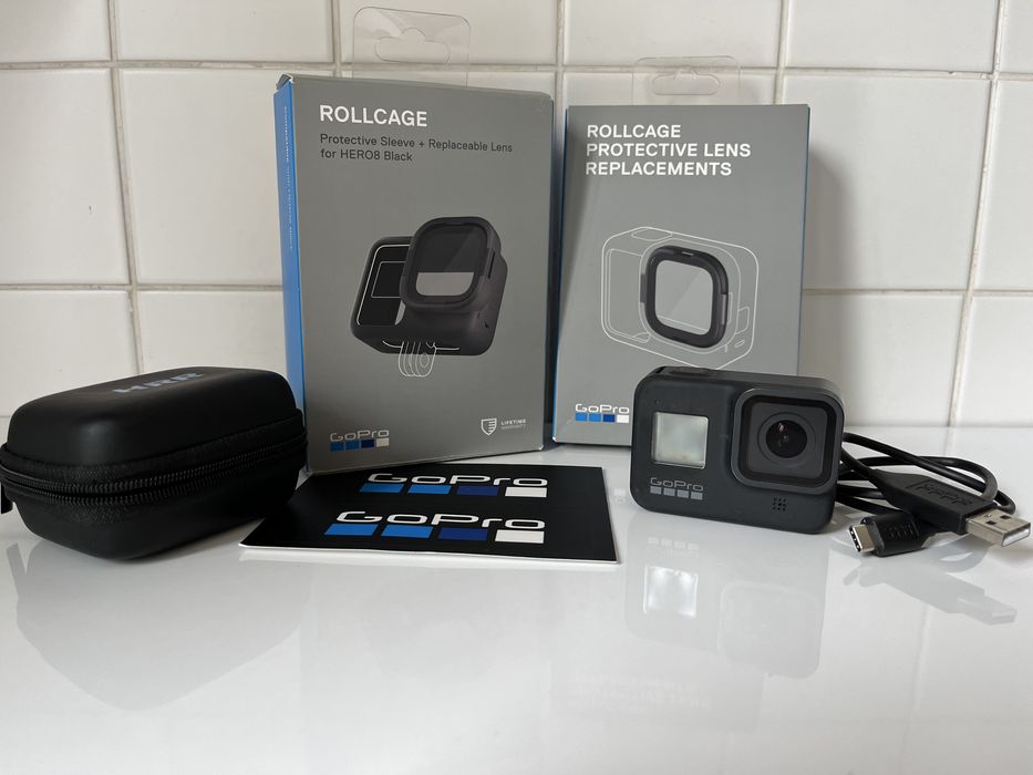 GoPro Hero 8 Black + Acessórios | Excelente Estado