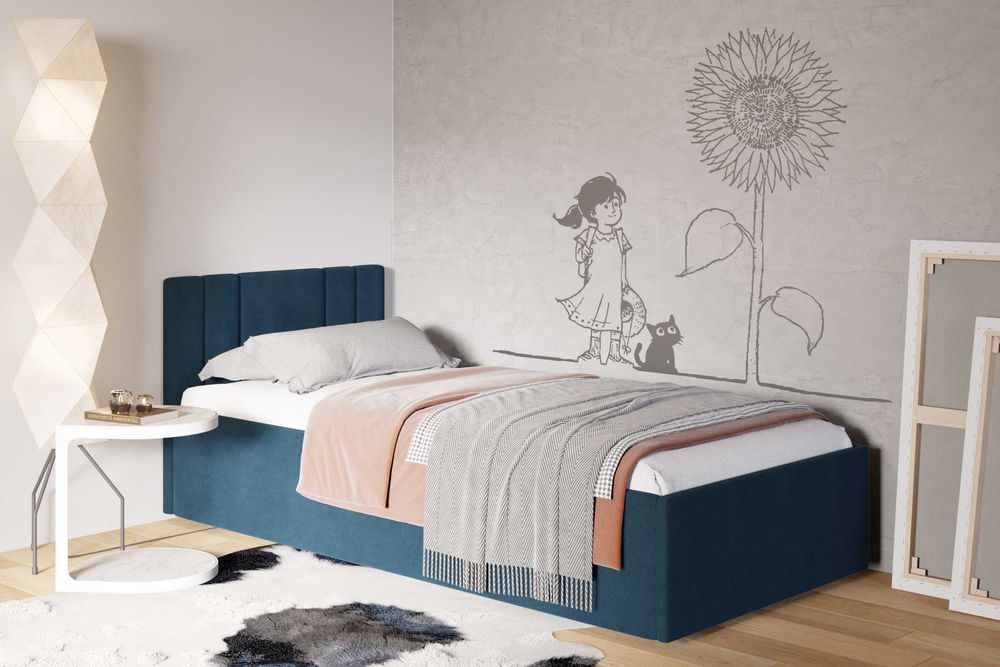 Tapczan Łóżko młodzieżowe pojemnik+ stelaż szybka wysyłka wniesienie