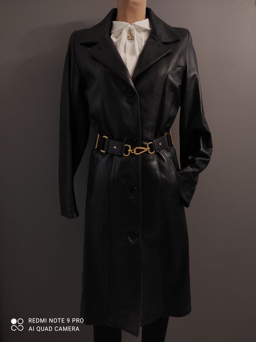 Płaszcz skórzany rozmiar S