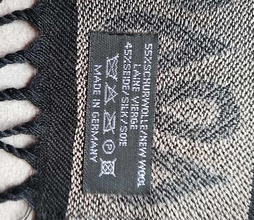 szal klasyczny jedwab/wełna