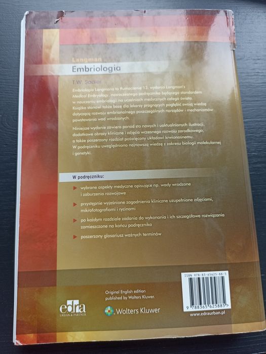 Embriologia Langman Sadler T.W.