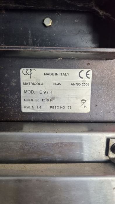 Piec do pizzy Matricola E9/R elektryczny 9,6KW