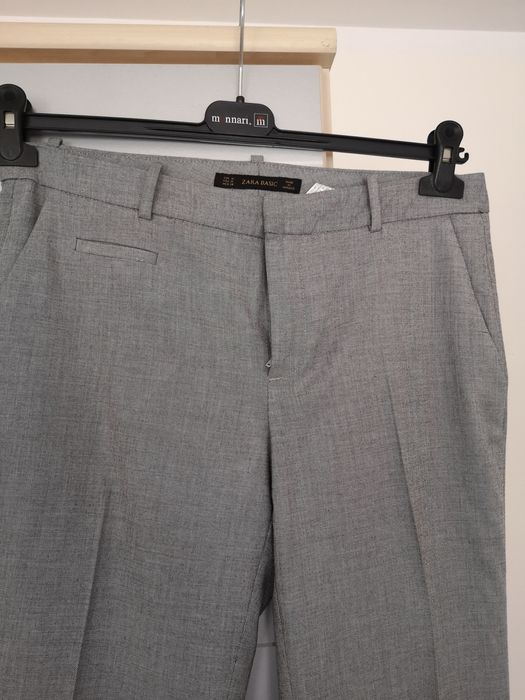 Spodnie Zara szare