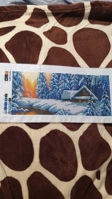 Схема для вышивки бисером на авторской канве Svit Аrt A-020 Зима.