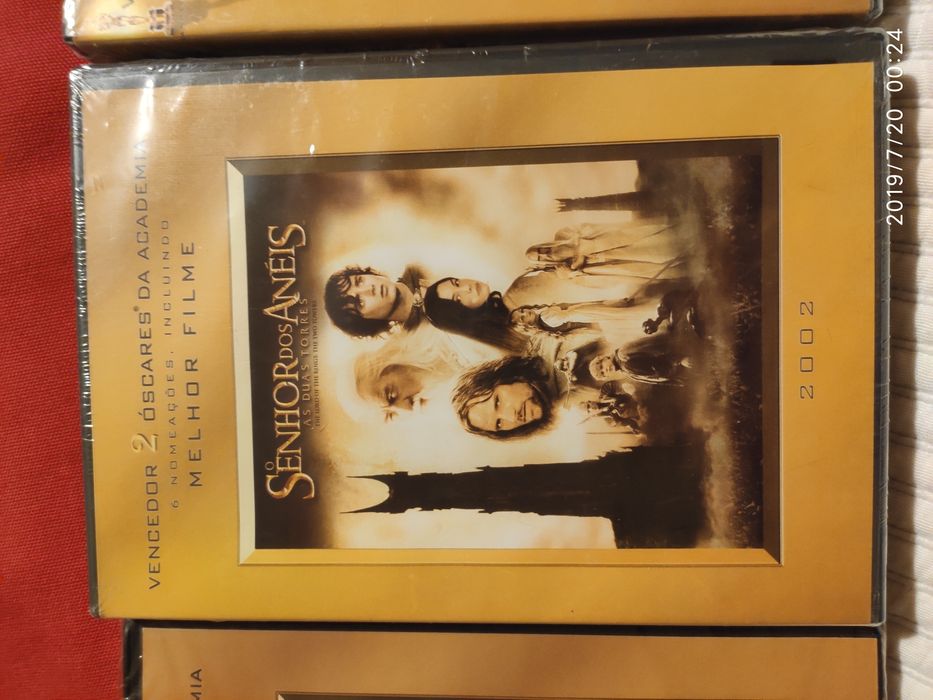 [selados] DVD Filmes Trilogia do Senhor dos anéis