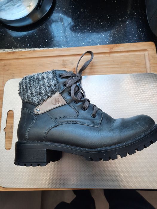 Botki damskie skóra naturalna