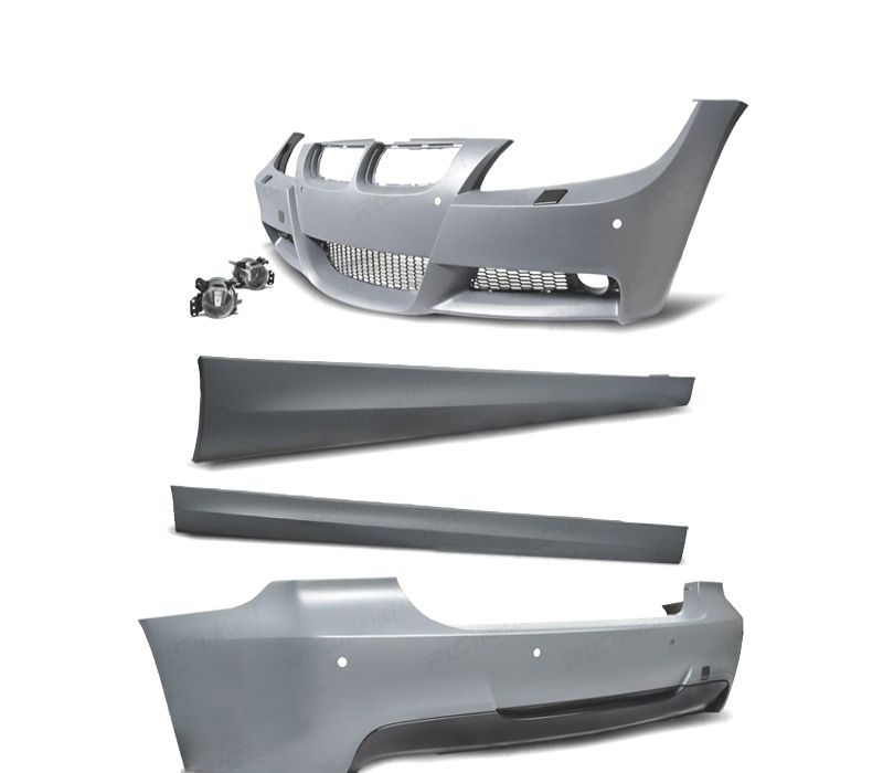 KIT CARROÇARIA BMW E90 05-08 LOOK M PDC SRA