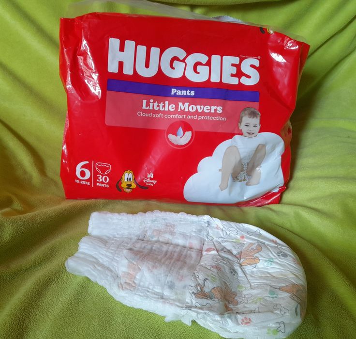 Pantsy, pieluchomajtki Huggies, rozmiar 6