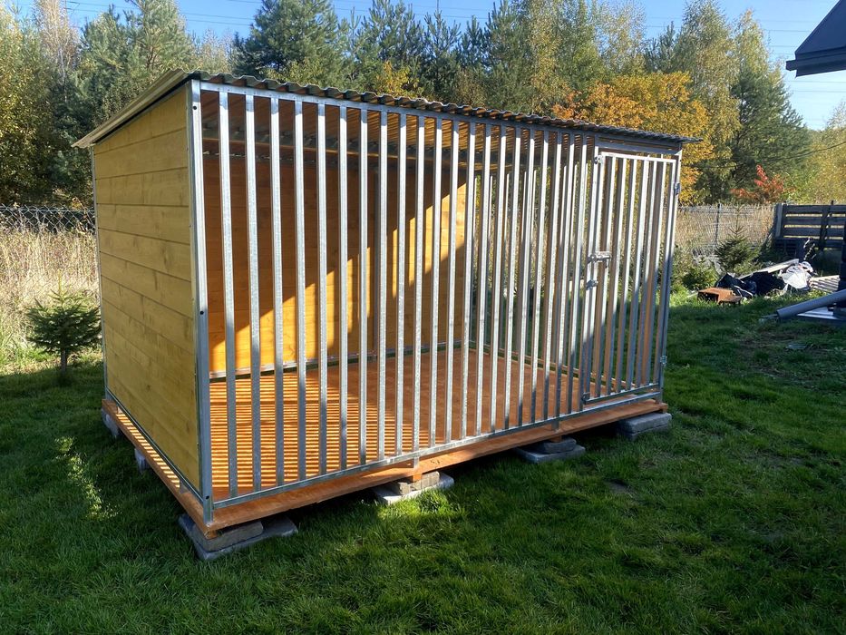 Kojec dla psa z profili ocynkowanych