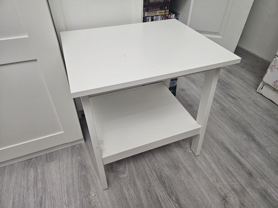 LUNNARP Stolik kawowy biały 90x55 cm