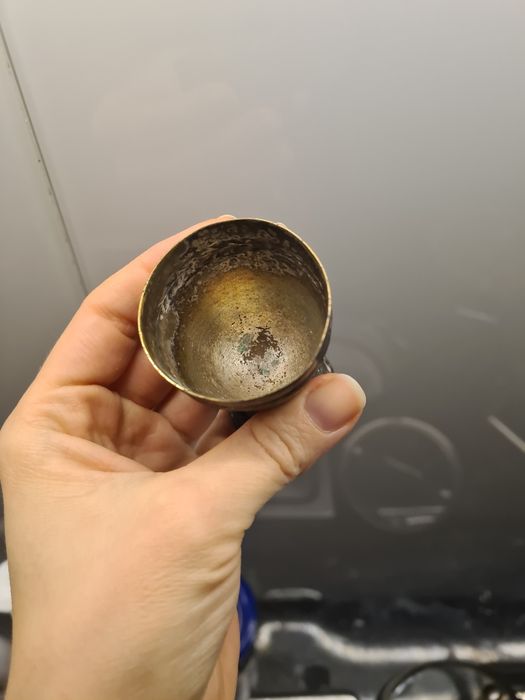 Kieliszek do jajek plater srebro WMF antyk