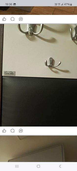 Wieszak do przedpokoju z pawlacze.