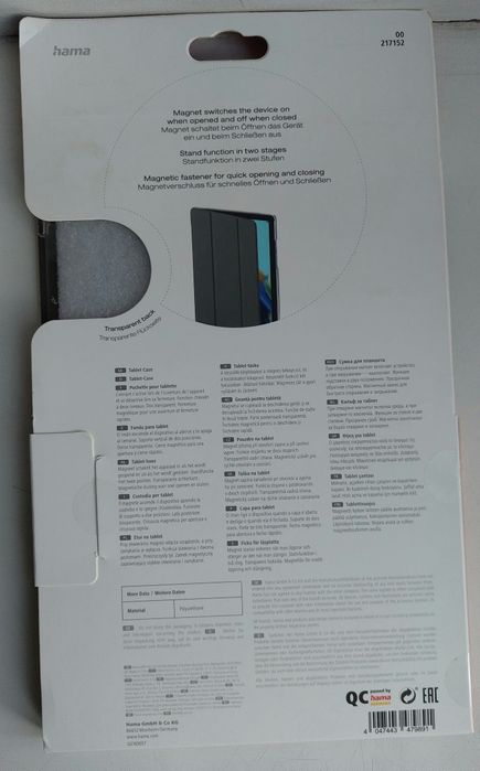 Новый чехол подставка Hama для Samsung Galaxy Tab A8 10,5 "
