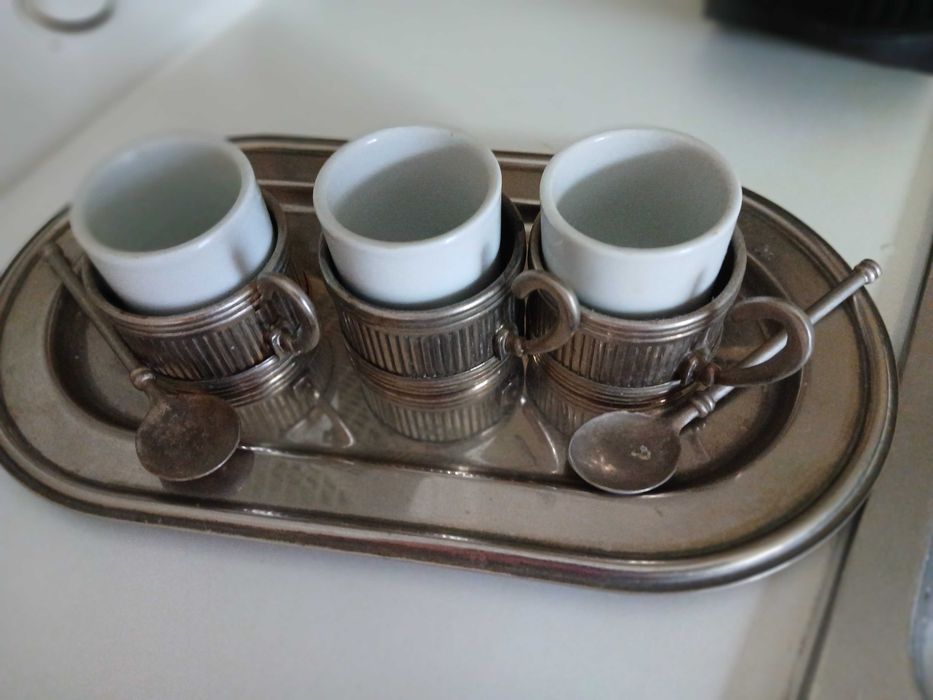 Conjunto três copos café