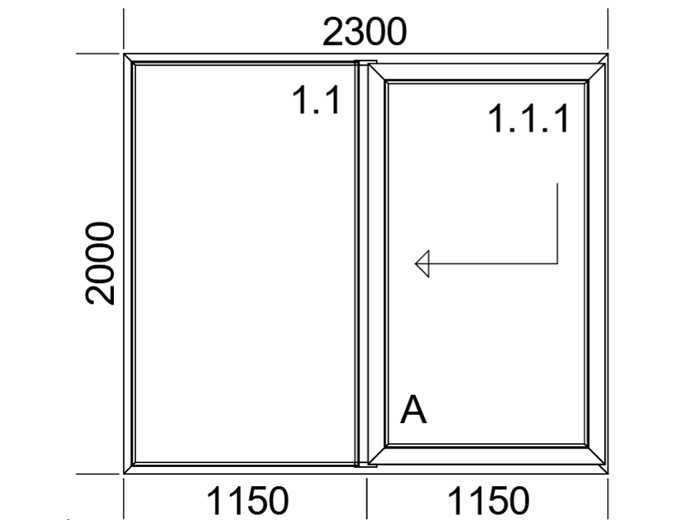 Okno Przesuwne Do Salonu | NA WYMIAR | Plastikowe Drzwi Tarasowe PCV PVC Wejściowe | 230 x 200 | Dwuszybowe Okna Balkonowe SMART-SLIDE