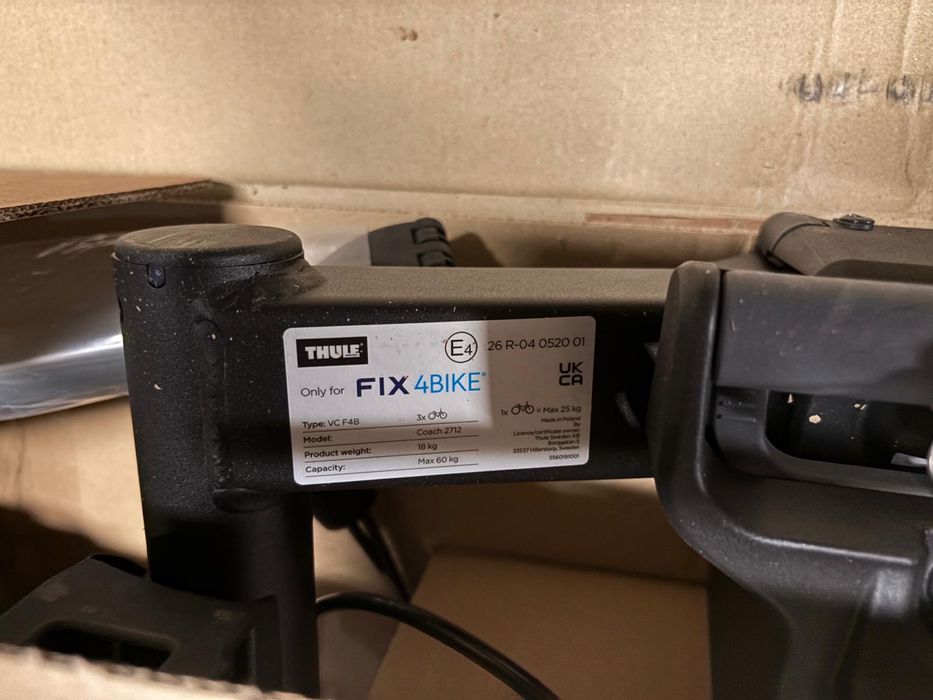 Bagażnik rowerowy na hak holowniczy Thule VOLVO nowy fix4bike