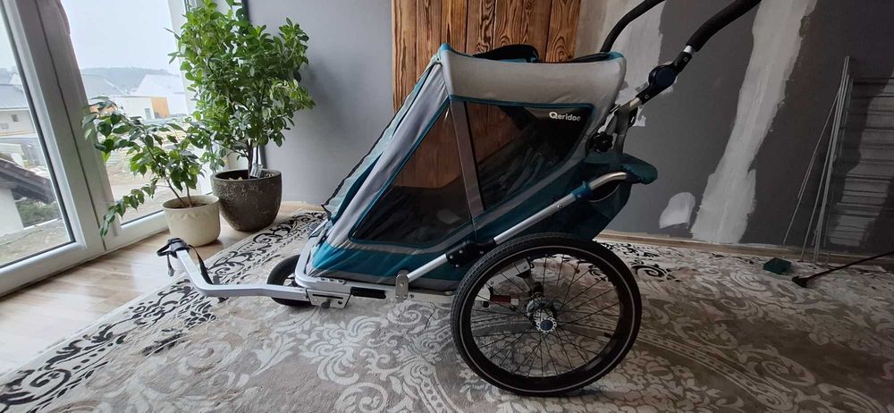 Przyczepka rowerowa Qeridoo speedkid2 2 osobowa