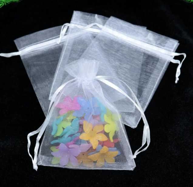 Woreczki z organzy 15x10cm na ŚLUB prezent 90 szt