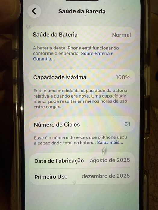iPhone 16 Branco 128 GB | Bateria 100% | Caixa, Capa e Película