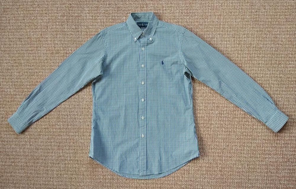 RALPH LAUREN Polo рубашка винтажная custom fit ОРИГИНАЛ S-M