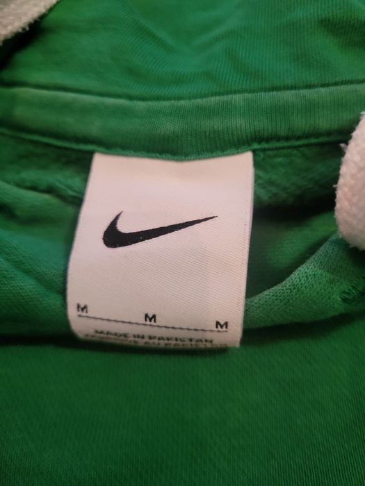 Zielona Bluza z Kapturem Nike