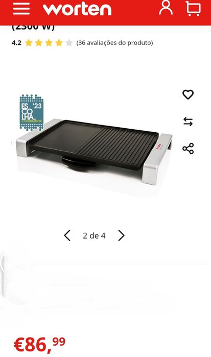 Grelhador Plancha- Novo!!