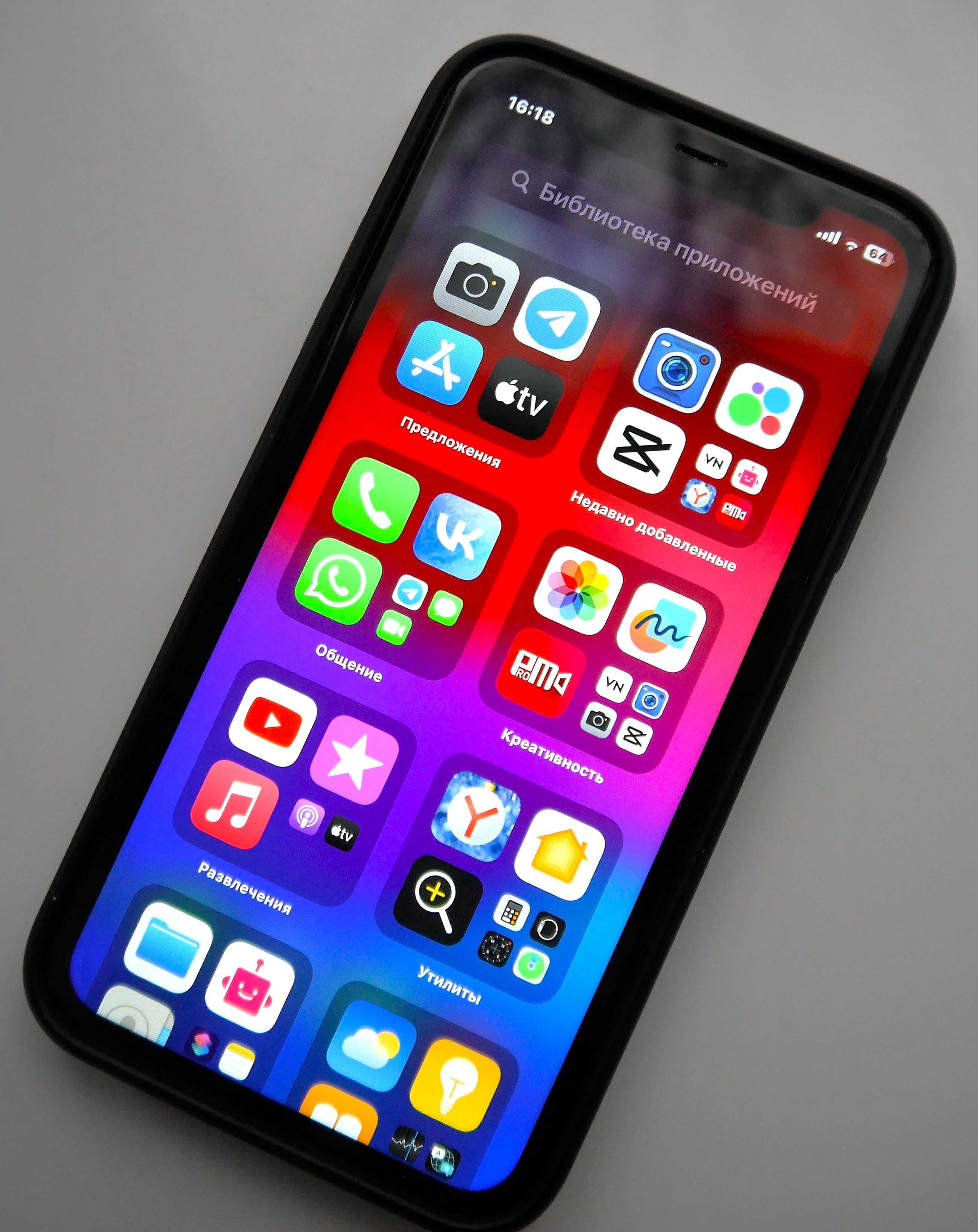 Iphone 11 Black 64 Gb: 10 000 грн. - Мобильные телефоны / смартфоны Макеевка  на Olx