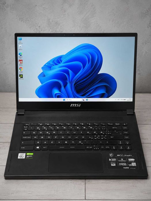 MSI GS 66 Stealth intel i7-10750H   16ram ddr4  GTX 1660Ti 6gb ssd 500gb 240hz екран