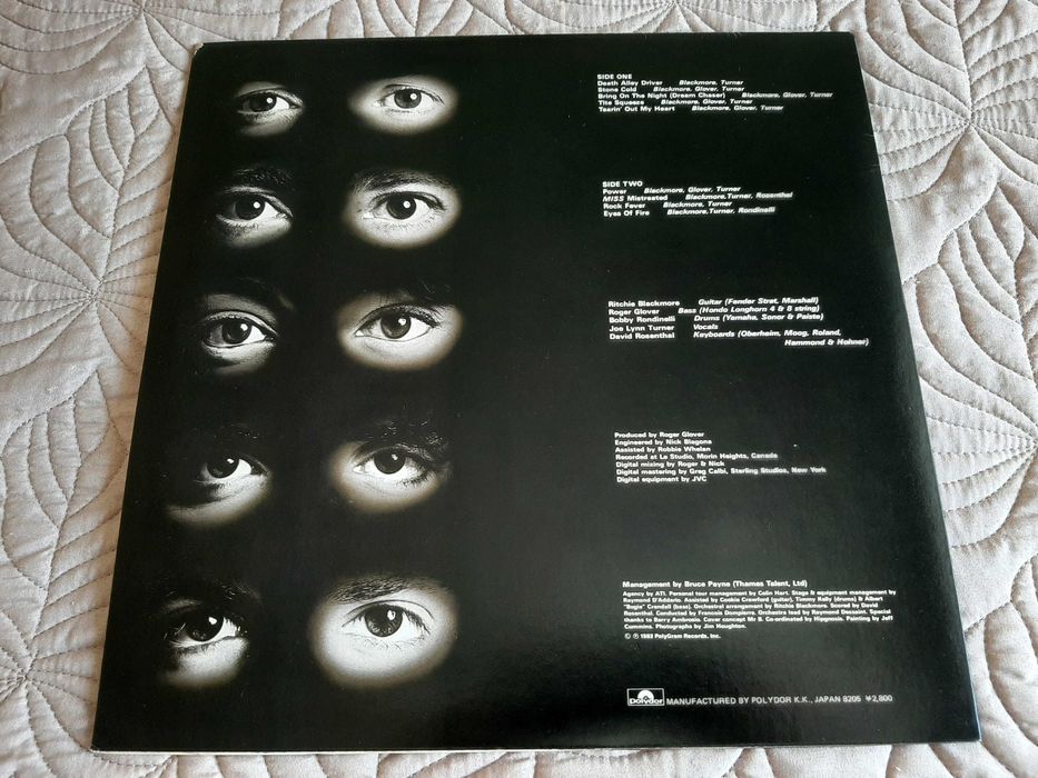 Rainbow - Straight Between The Eyes - Japão - Vinil LP