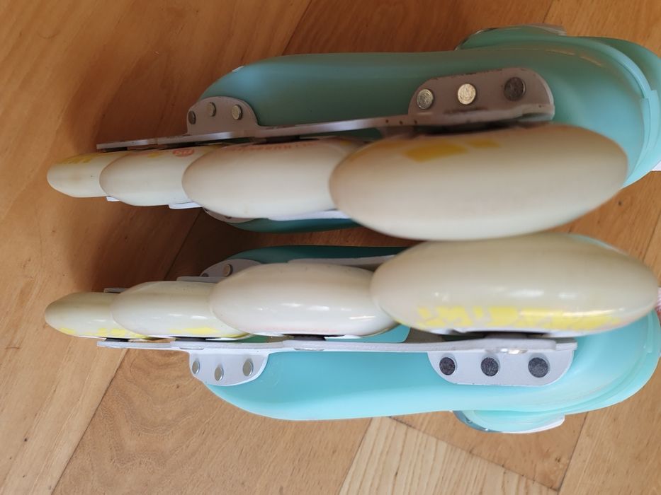 Powerslide Zoom Baby Blue r 37-38 Barbie Dream Rolki Slalom Fsk