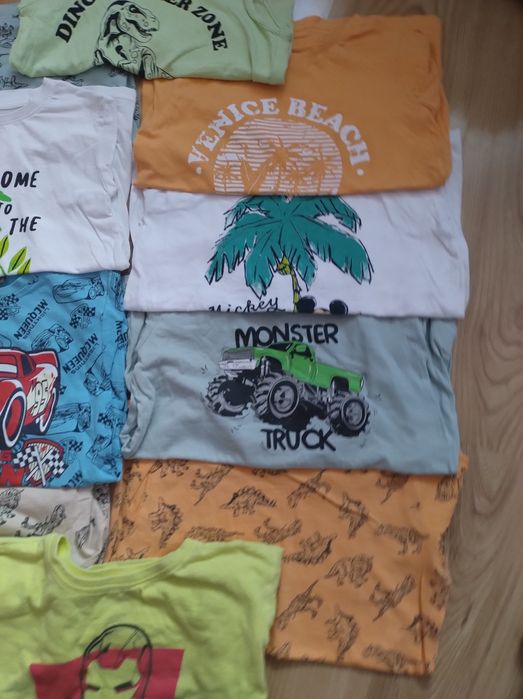 Zestaw 10szt koszulek t-shirtow dla chłopca Sinsay