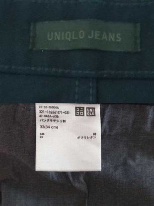 Джинси чоловічі uniqlo темно сині розмір l