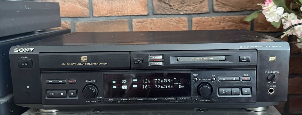 Odtwarzacz CD i Nagrywarka MiniDisc (Combo) SONY MXD-D3 | Vintage Hi-Fi