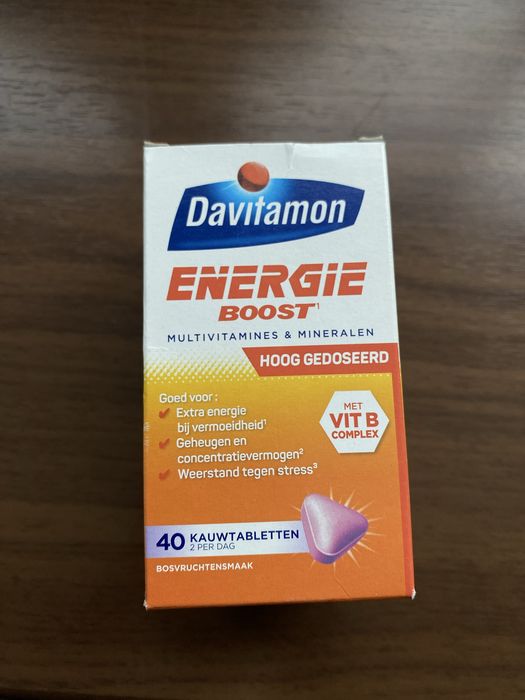 Вітамін Б, С, Е комплекс жувальні вітаміни energy boost