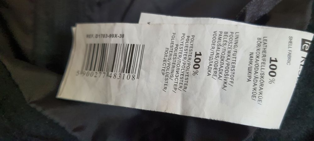 Skórzana spódniczka Reserved 38